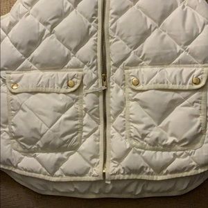 JCrew half zip vest